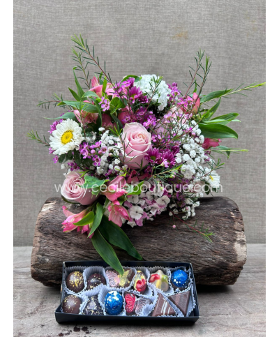 Agradecimiento| bouquet & chocolates