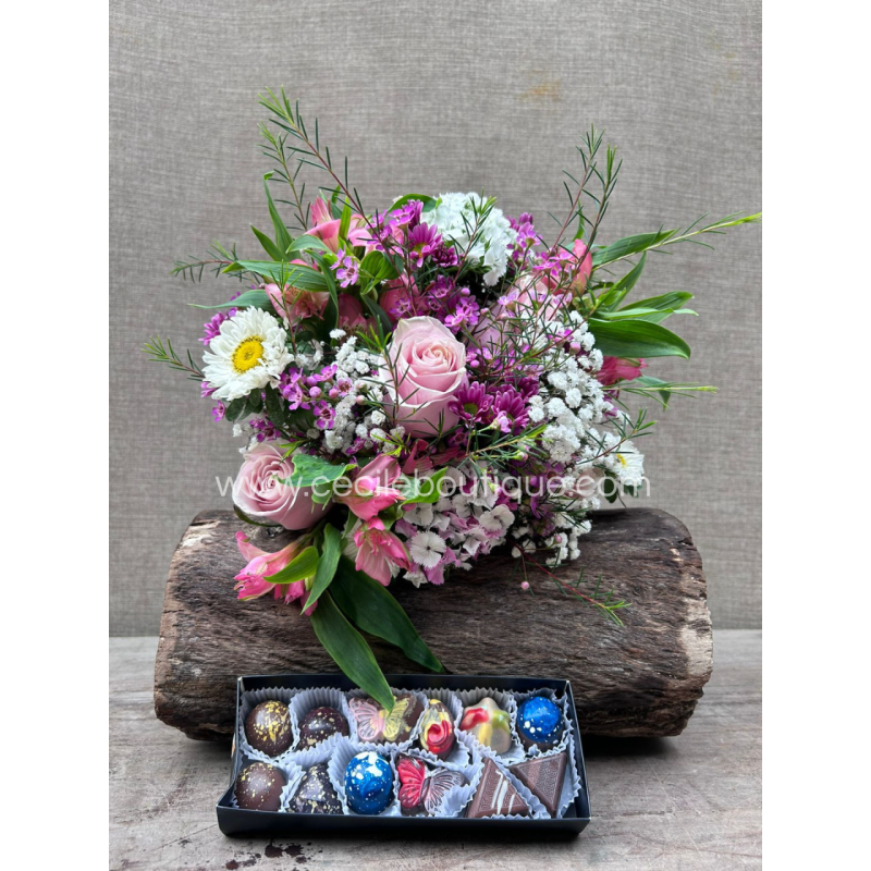Agradecimiento|Ramo bouquet & chocolates Agradecimiento|Ramo bouquet & chocolates