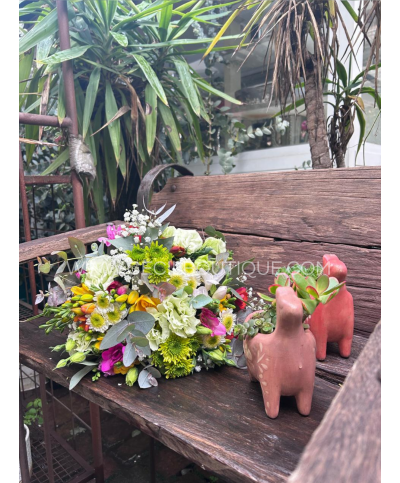 Arcoíris silvestre |Ramo bouquet con jardines