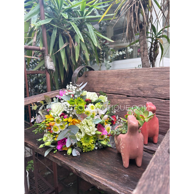 Arcoíris silvestre |Ramo bouquet con jardines