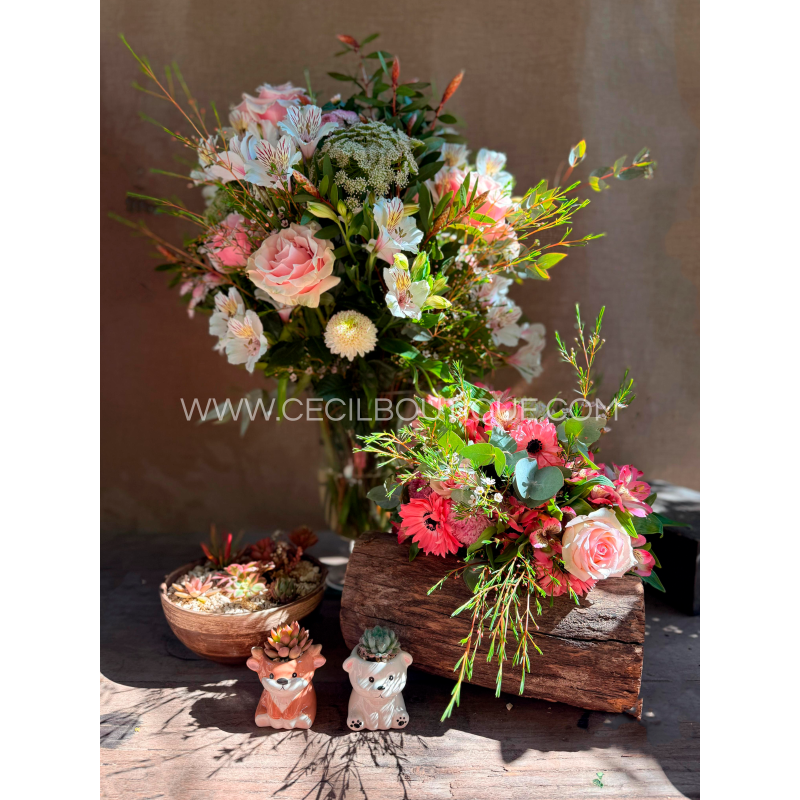 Llevale la primavera|Bouquet Con jardines Llevale la primavera|Bouquet Con jardines