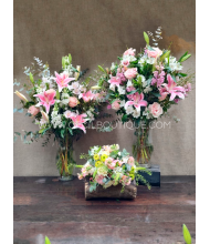 Primavera en casa|Conjunto de ramos