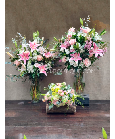 Primavera en casa|Conjunto de ramos