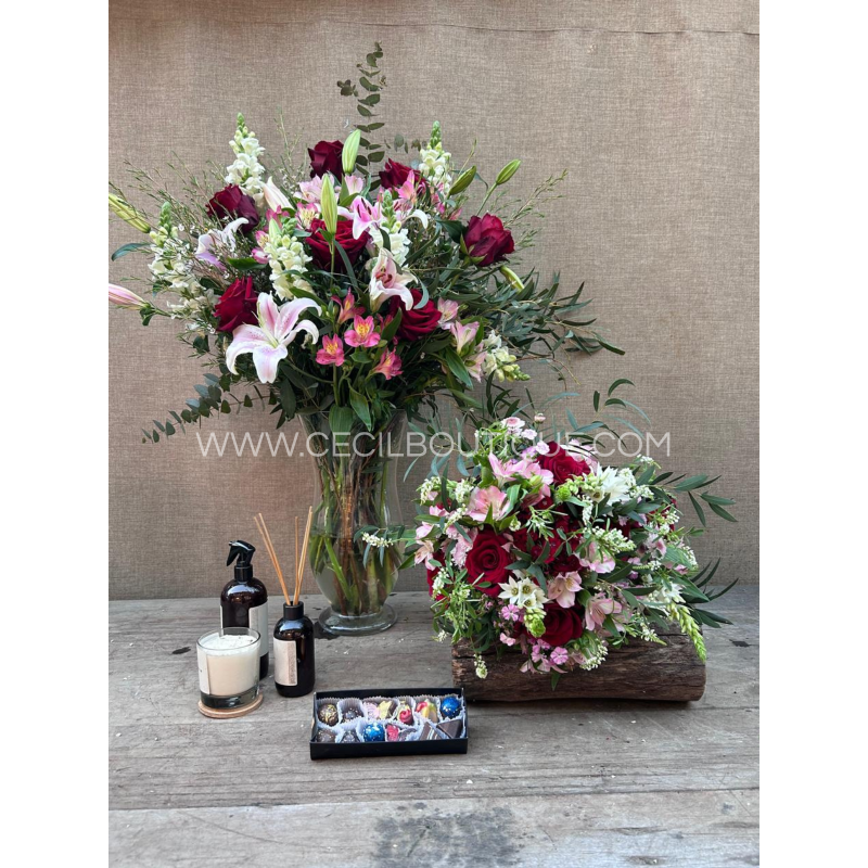 Latidos y suspiros|Conjunto con chocolates & difusores