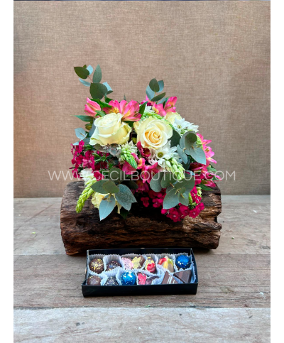 Suspiros eternos|Ramo bouquet & chocolates