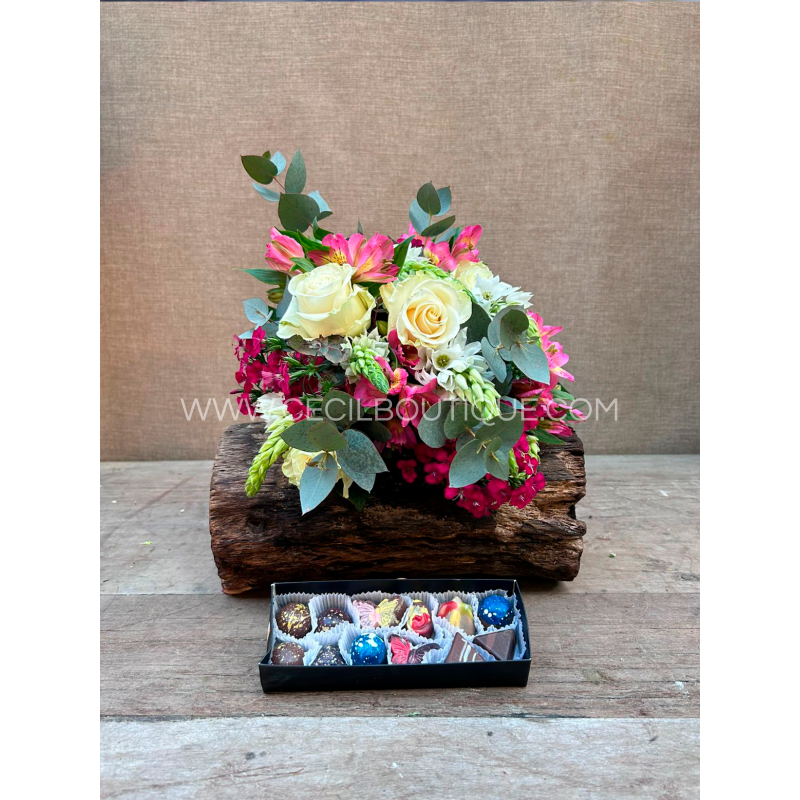 Suspiros eternos|Ramo bouquet & chocolates