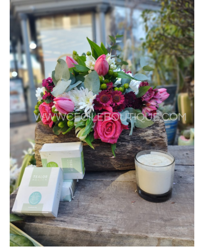 Mi querida amiga | Ramo con set de regalo