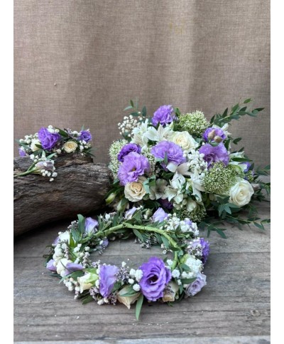 Clair de Lune | Coronita, Boutonniere & Corsage