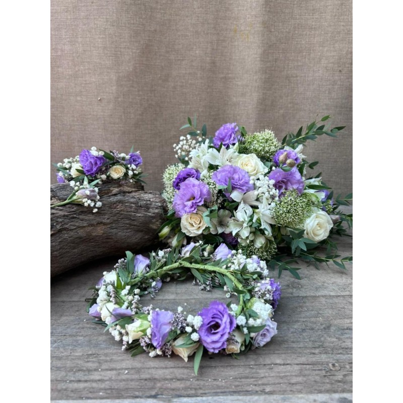 Clair de Lune | Coronita, Boutonniere & Corsage