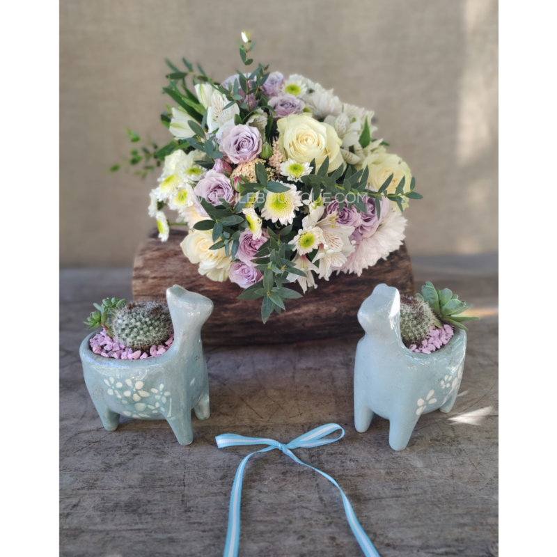 Viento patrio |Ramo de flores con jardines